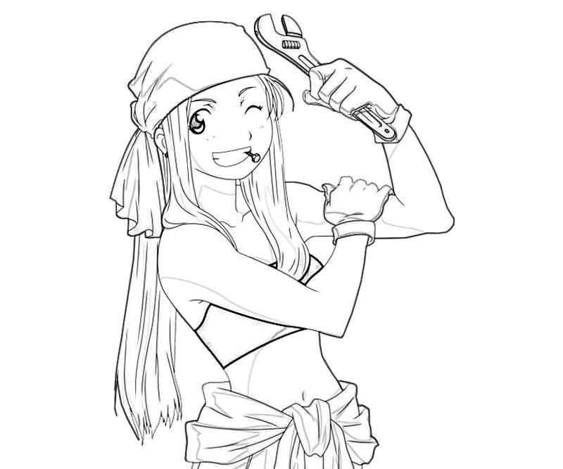 Winry Rockbell Happy Coloring Pages winry-rockbell-happy-coloring-pages
