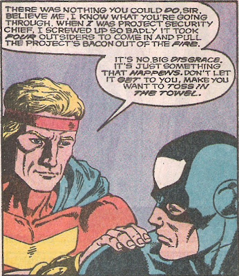 The Blue Shield receives some life advice from Björn Borg