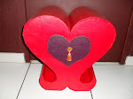 Chevet Coeur avec tiroir