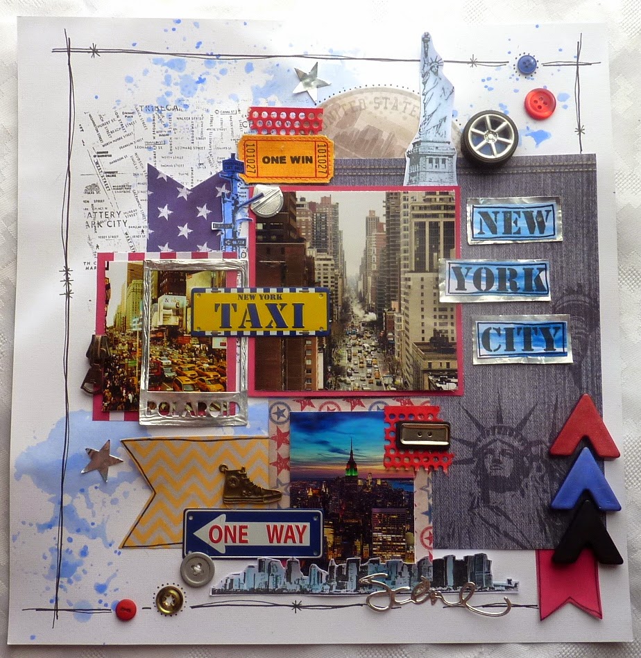 scrap et textile ancienne boutique et blog New York City Christmas scrapbook, Scrapbooking