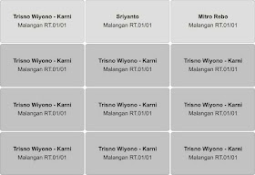 label undangan telah jadi