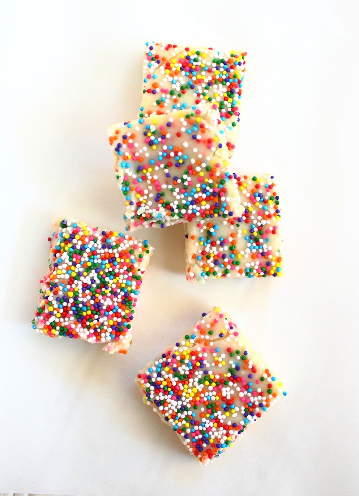 Confections from the Cody Kitchen Funfetti Cake Batter Fudge