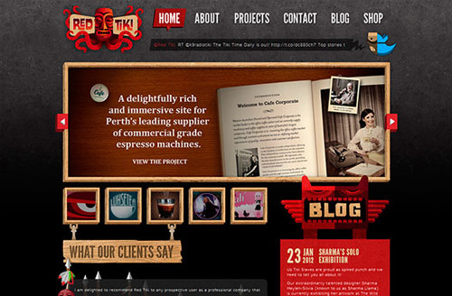 website navigation