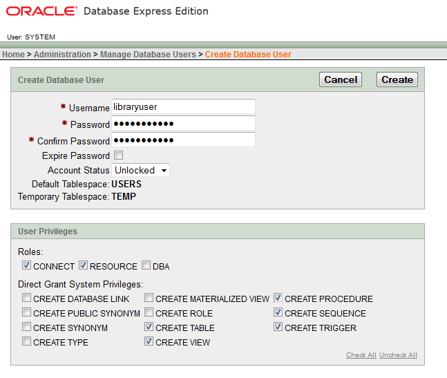 Oracle grant create any sequence