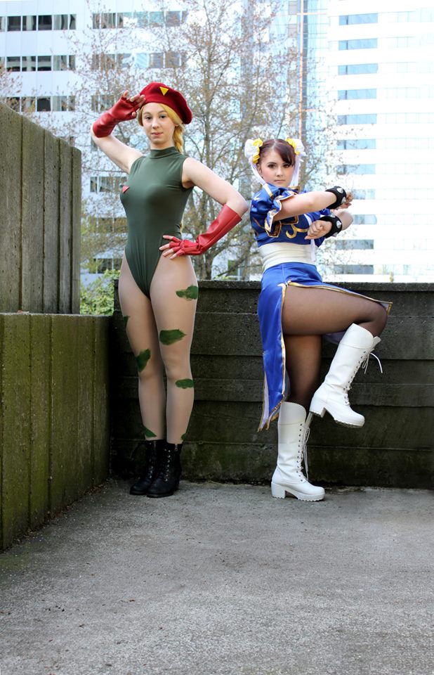 Cosplay de Chun-lee e Cammy