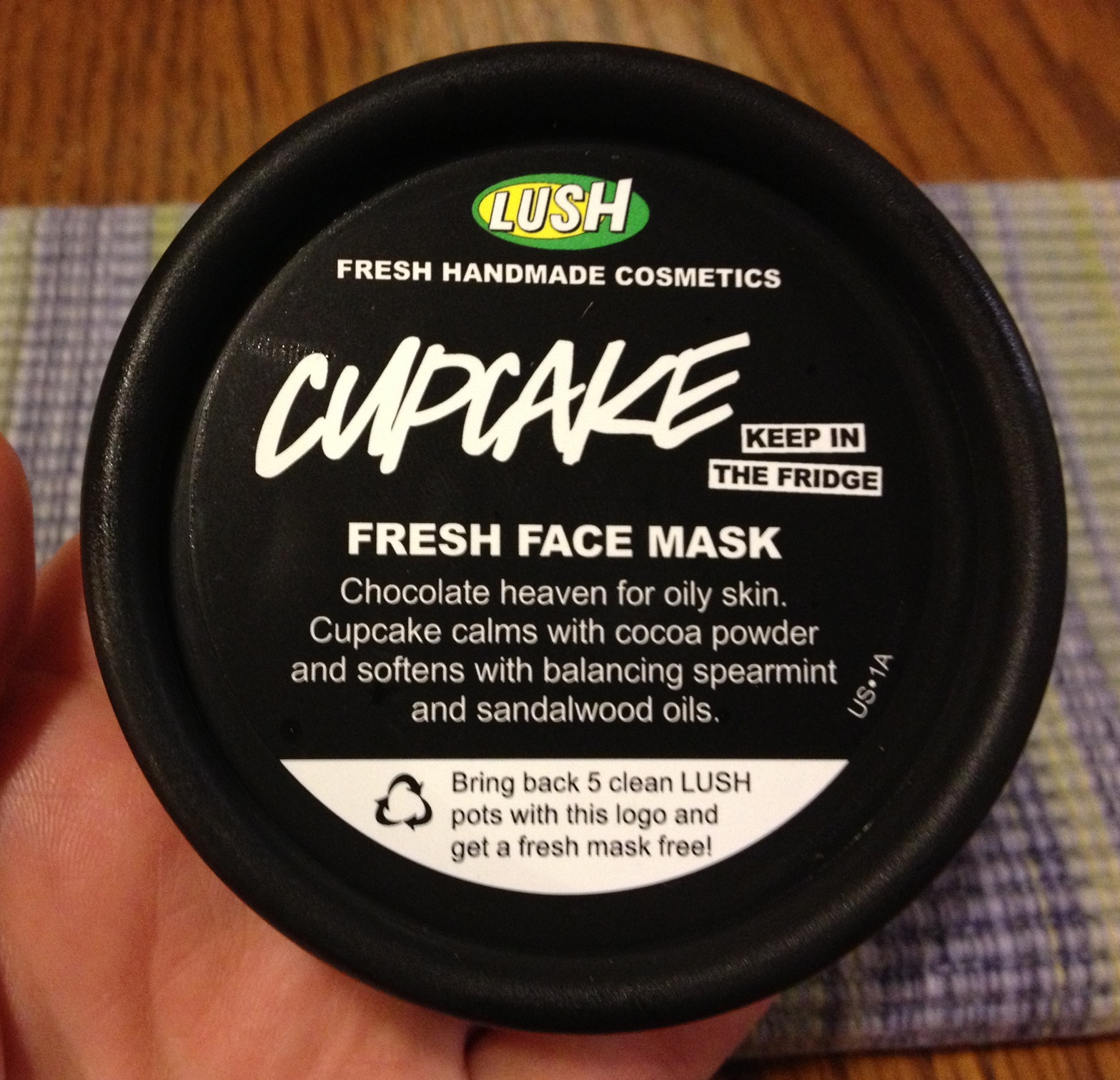 Download Beauty In The Breakdown Lush Cupcake Fresh Face Mask Review PSD Mockup Templates