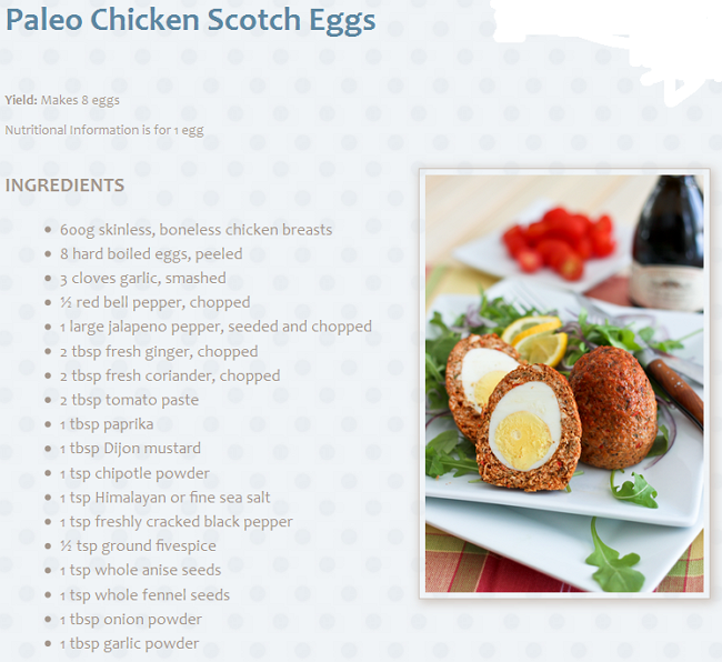 [PALEO] Paleo Chicken Scotch Eggs The Best Paleo CookBook