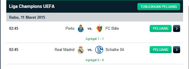 Jadwal Liga Champion Hari Ini Jadwal Liga Champion Hari Ini