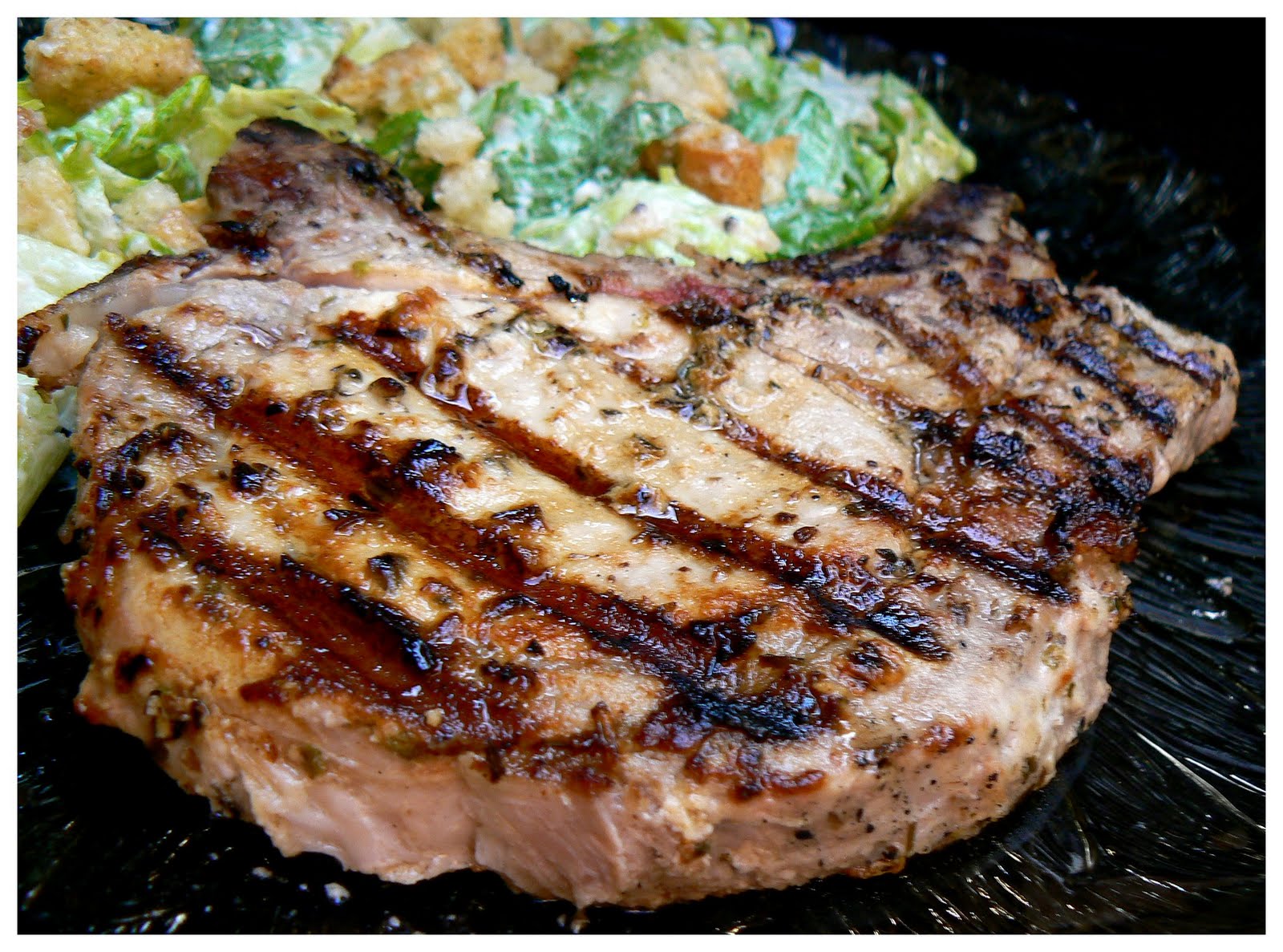 Le palais gourmand Côtelettes de porc marinées