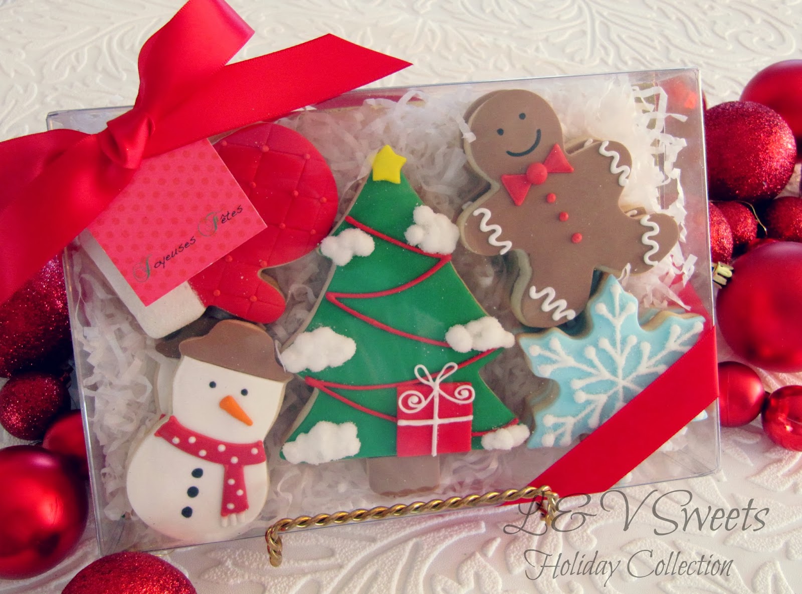 2019 wholesale custom decoration cardboard nested christmas gift box L&V Sweets: Holiday Gift Boxes