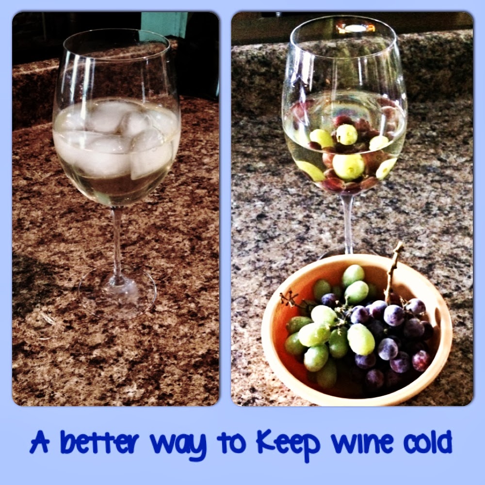 Creeo Concepts Frozen Grapes as IceCubes!