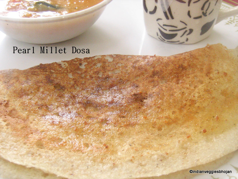 Pearl Millet Dosa/Bajra Dosa/Kambu Dosa Subha's Veg Recipes