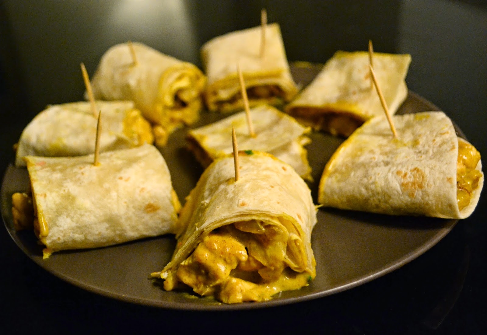 Les petits plats dans les grands Wrap poulet curry
