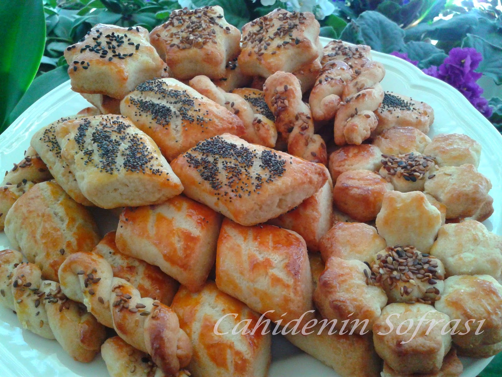 Cahide�nin Sofrası tuzlu kurabiye