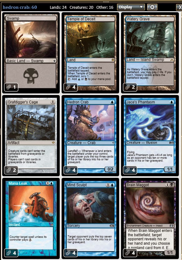 Magic the Gathering Adventures [Modern] Zendikar's Hedron Crab