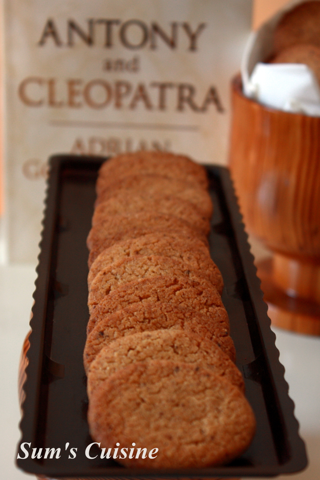 Sum's Cuisine Coffee Walnut Cookies