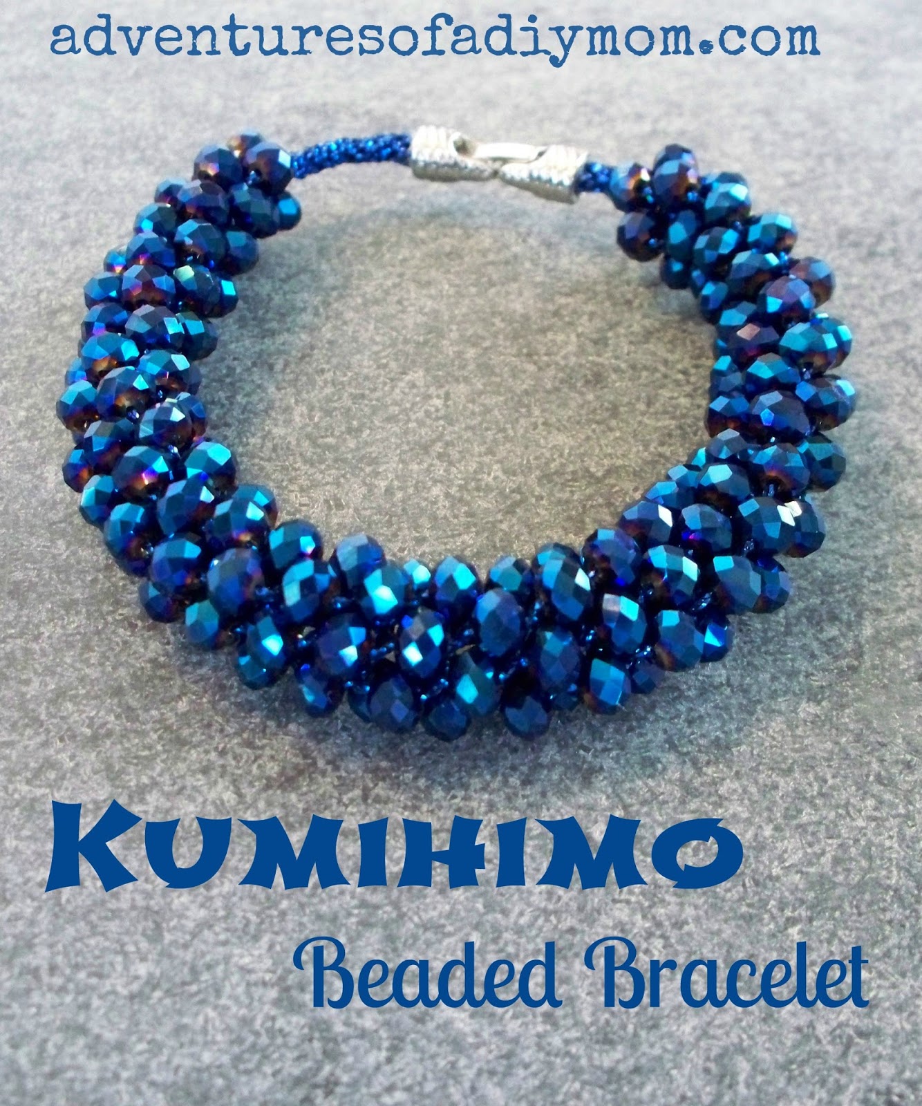 Embroidery Thread and Seed Bead Kumihimo Bracelets and a Giveaway