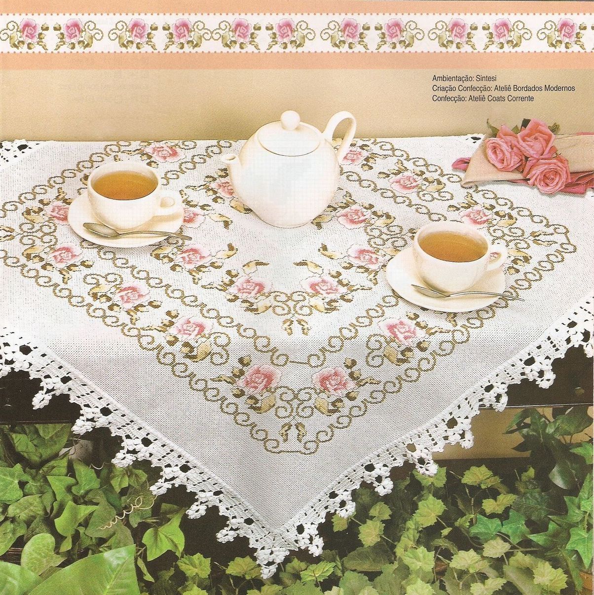 ... ??????? ????? ?????? - x-stitch and crochet doily