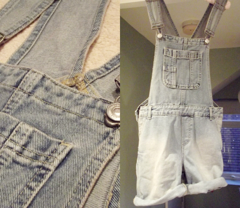 pull and bear linen dungarees