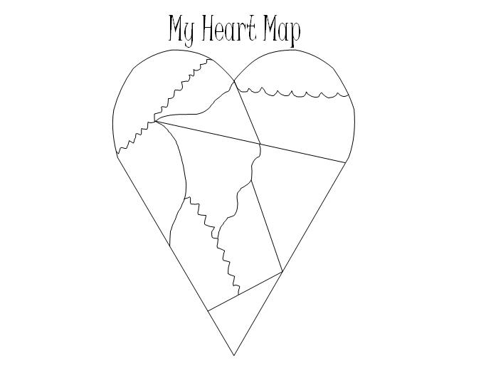 A Love for Teaching Heart Map!