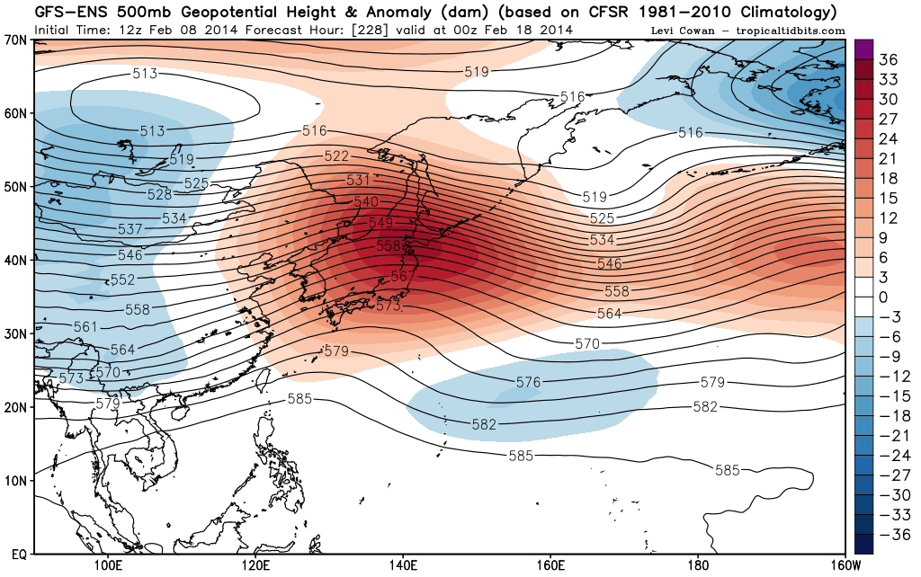 Arctic Cold to Abruptly End in Mid February, Return in March