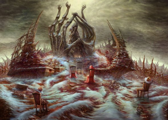 As sombrias e surreais ilustrações de fantasia, ficção e terror de Piotr Ruszkowski Piotr Ruszkowski ser1o deviantart ilustrações e foto manipulações photoshop surreal sombrio fantasia ficção terror hr giger inferno