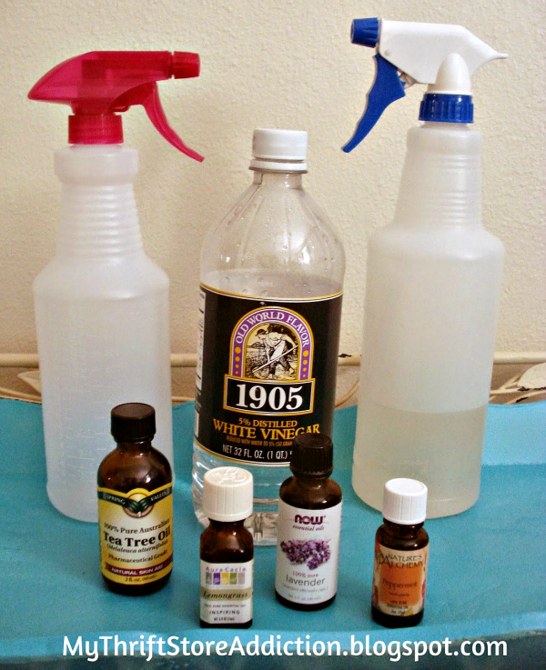 My Thrift Store Addiction DIY Lavender Linen Spray & Lemongrass