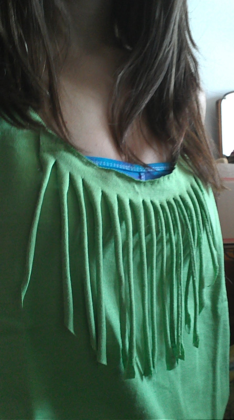 2MESSY DIY Beaded Fringe Tank Top