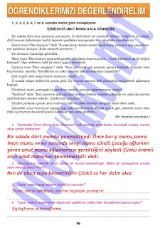 Çalışma Kitabı Cevapları, Ders Kitabı Cevapları, Ödevler,: 7. Sinif