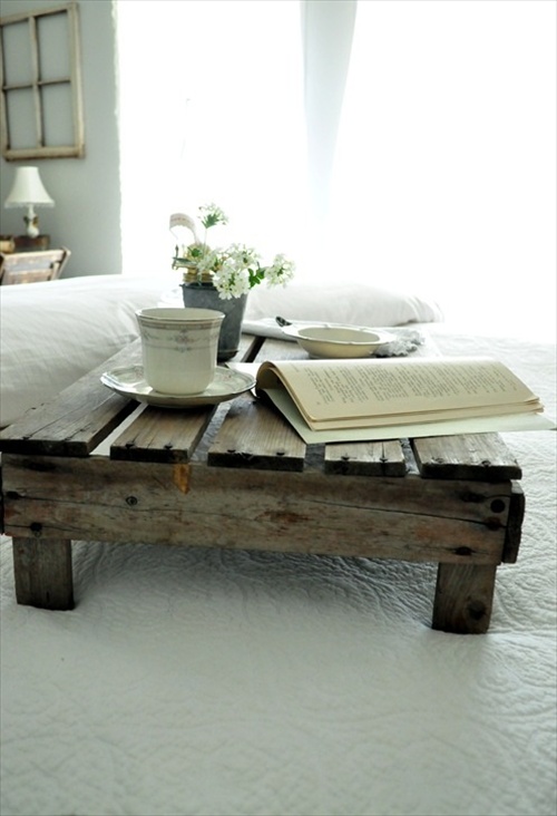 Pallet Wood Table Tray