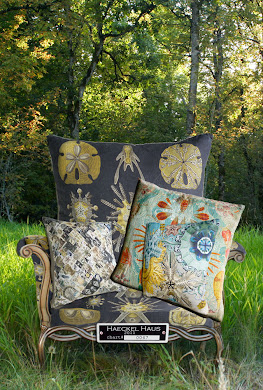 Haeckel interior decor pillows upholstery