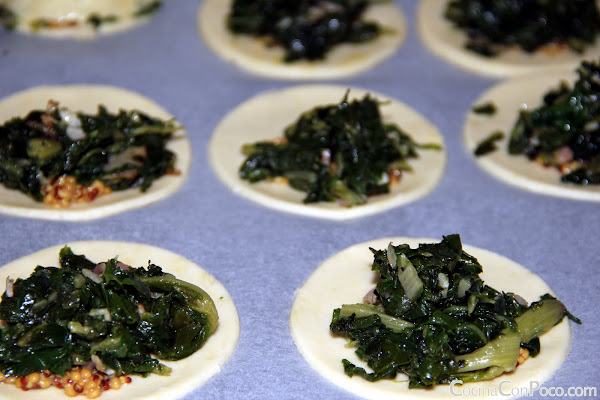 Empanadillas de Acelgas y mostaza - Receta paso a paso - Sin Gluten Empanadillas de Acelgas y mostaza - Receta paso a paso - Sin Gluten