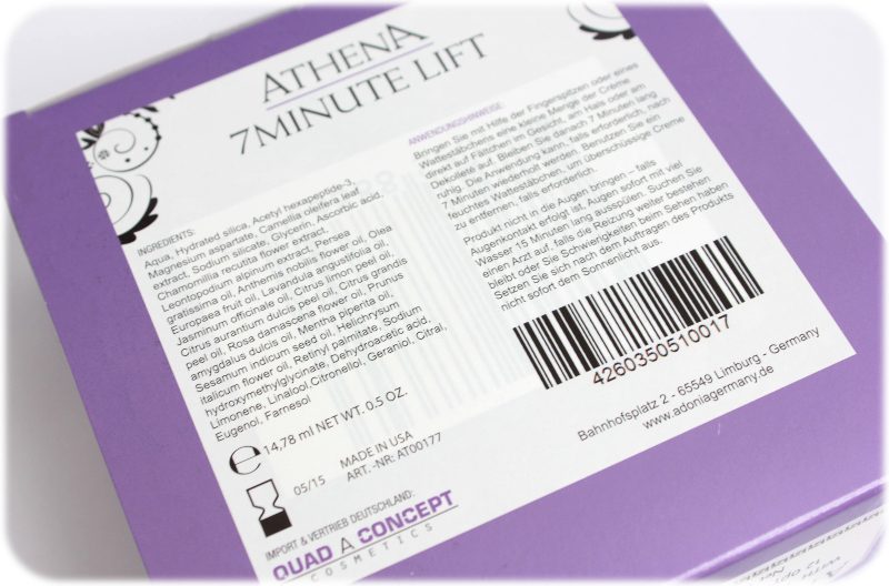 ATHENA 7 MINUTE LIFT Creme Jadeblüte