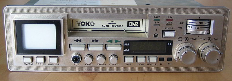 Risultati immagini per tv for car vintage