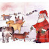 O Άγιος Βασίλης με τα σκυλάκια του...