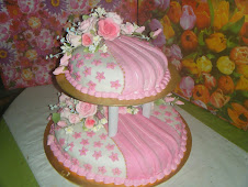 wedding cake pink