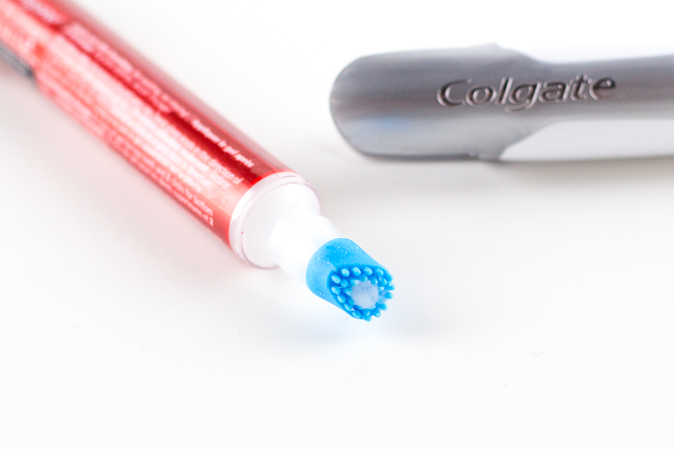colgate optic white whitening toothbrush built in whitening pen and mouthwash review