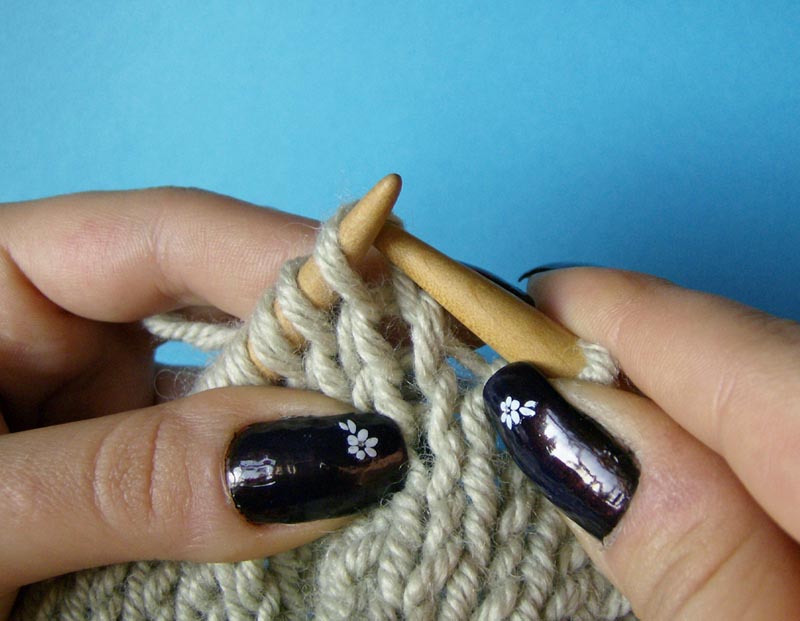 Cloopco Eastern uncrossed knitting knits and purls