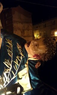 Detalle de la semana santa de Calatayud