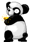 Gif urso panda