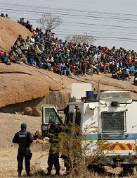 Lonmin mine, Marikana South Africa. Lonmin mine, Marikana South Africa.