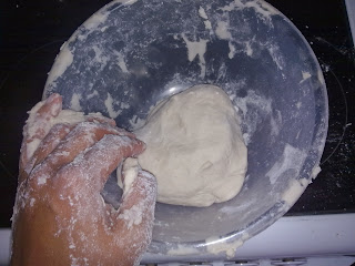 Making Salt Dough Foot/Handprint Keepsakes