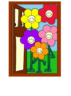 Flores à porta
