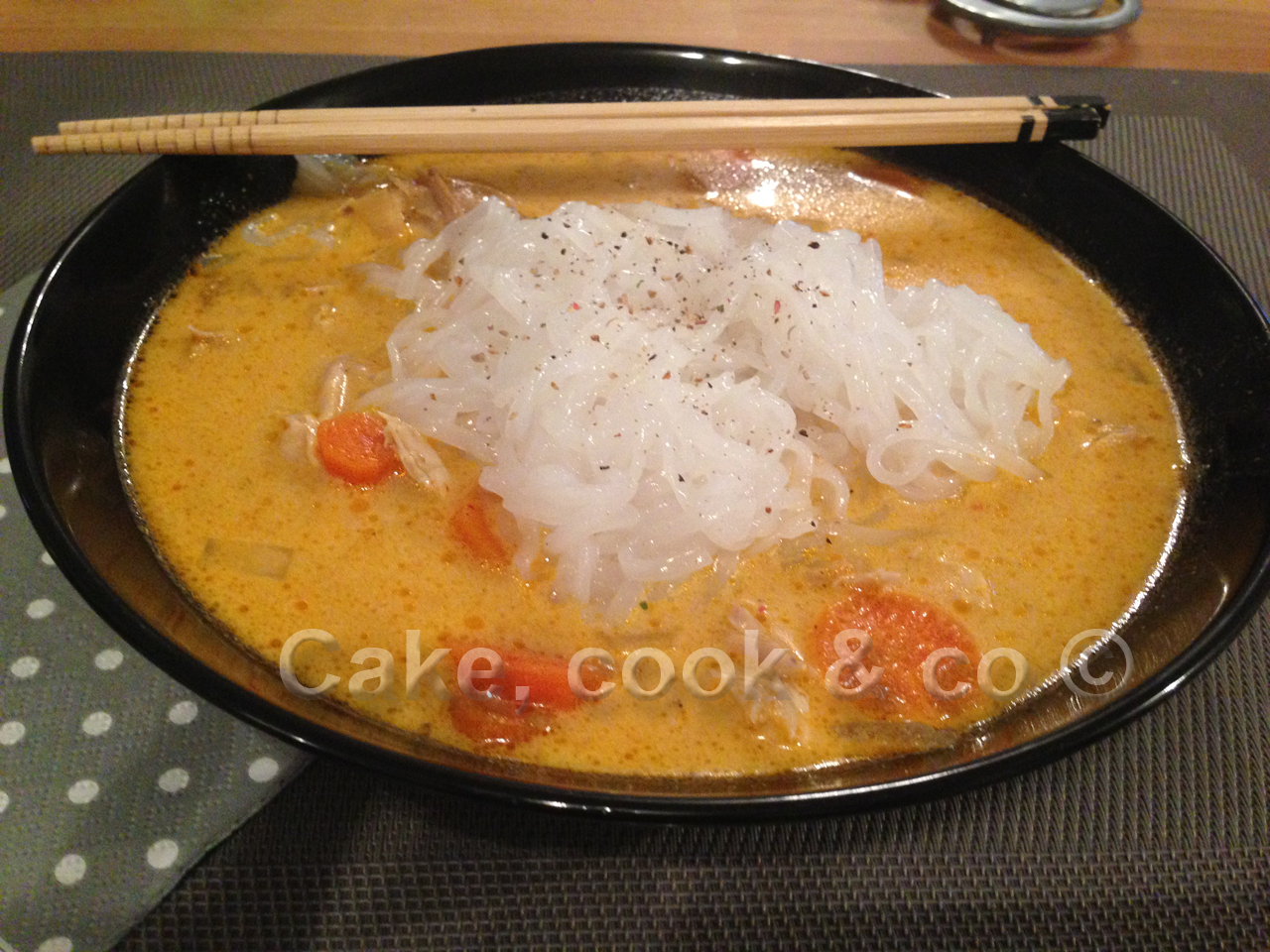 Soupe Thaï curryLait de coco