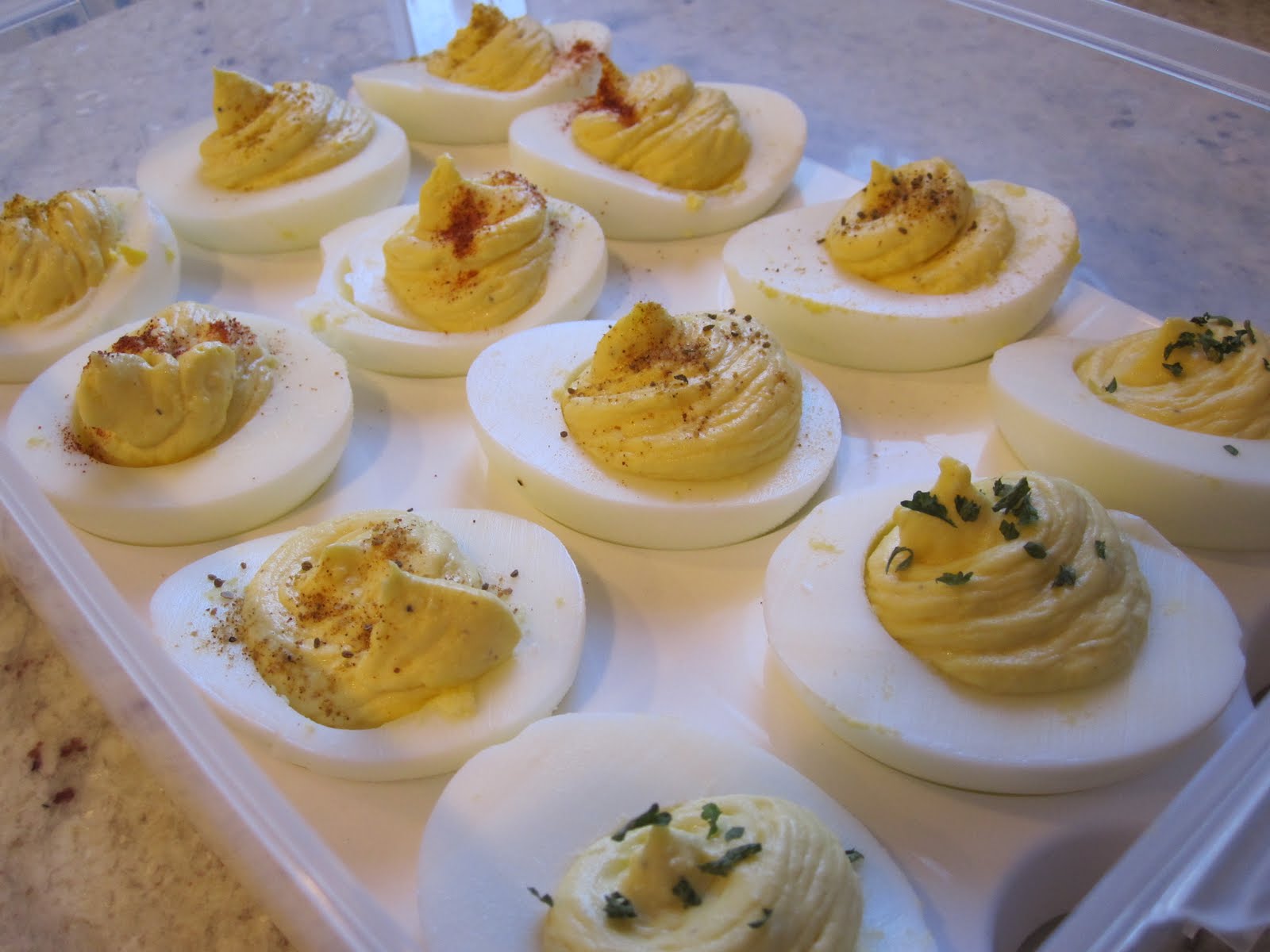 it's peanut butter shelly time! deviled eggs