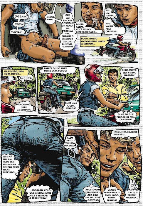 Oliver Frey cartoons Motoqueiro Parte 2