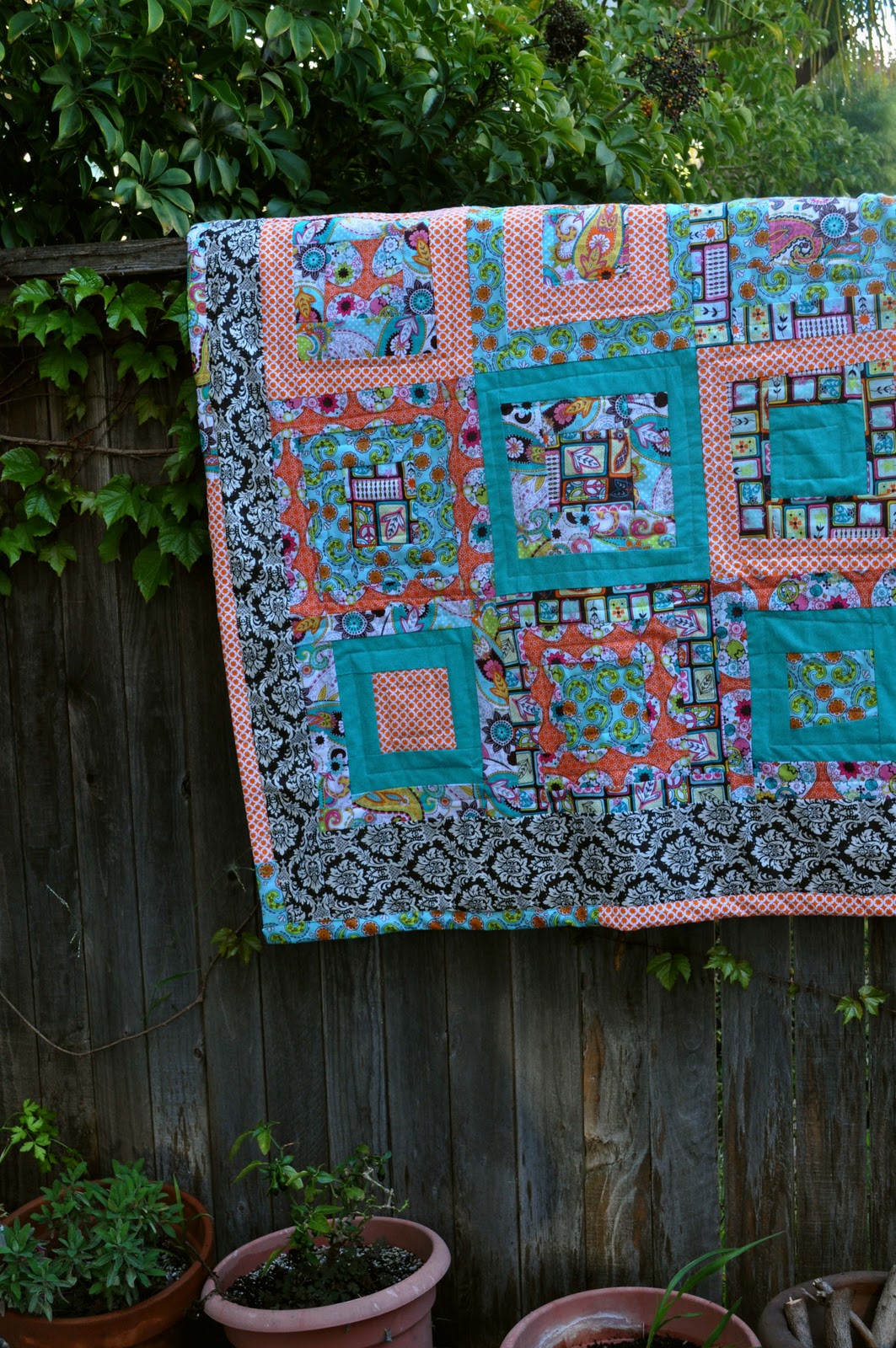 Wonky Log Cabin Quilt Laura K Bray Designs