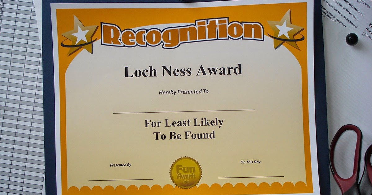 employee awards funny
