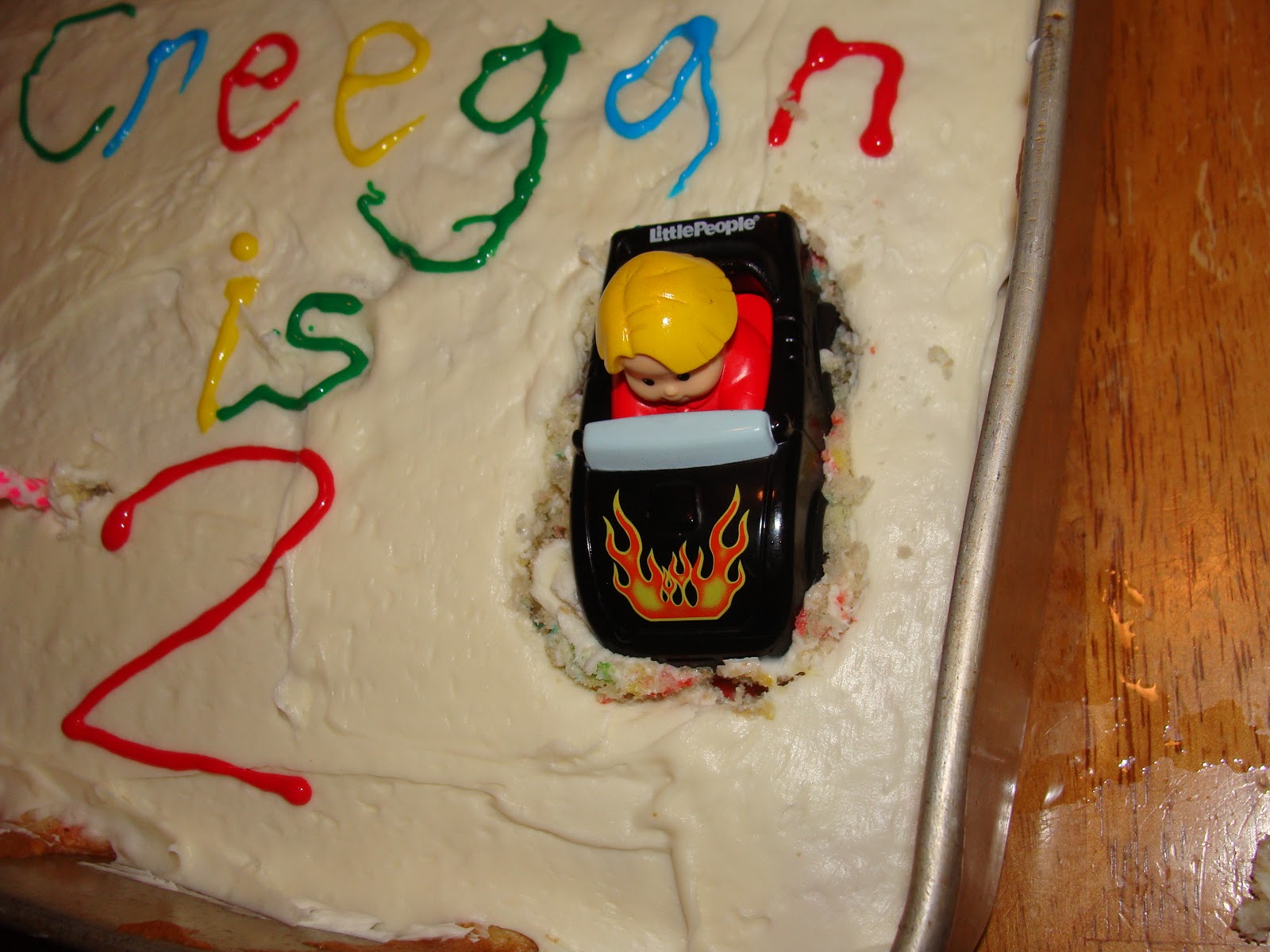 We ve Made a Beautiful Life.: Creegan s Birthday Cake