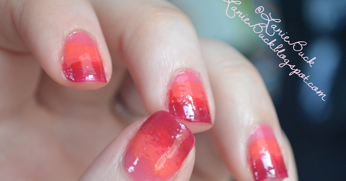 Inspired by Nails with Tutorial Brush Strokes